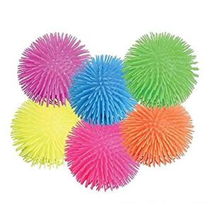 Rhode Island Novelty Puffer Balls Assorted Colors Set of 12 from Rhode Island Novelty