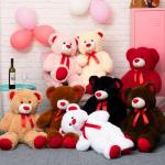 WENMOTDY Huge Teddy Bear Stuffed Animal Giant Teddy Bear Plush with Red Ribbon Bow Valentine's Day Plush Toy Gift for Girlfriend and Kids 36 inch Black from yangzhou zhiduoduo gongyipin youxiangongsi