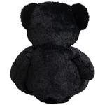 WENMOTDY Huge Teddy Bear Stuffed Animal Giant Teddy Bear Plush with Red Ribbon Bow Valentine's Day Plush Toy Gift for Girlfriend and Kids 36 inch Black from yangzhou zhiduoduo gongyipin youxiangongsi