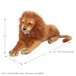 Melissa & Doug Giant Lion - Lifelike Stuffed Animal (over 6 feet long) from Melissa & Doug