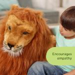 Melissa & Doug Giant Lion - Lifelike Stuffed Animal (over 6 feet long) from Melissa & Doug