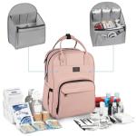 Nursing School Backpack, Waterproof College Book Bag for Women with Removable Organizer, 15.6 Inch Travel Lapatop Backpacks Medical Clinical Doctor Nurse Work Daypack for Girls, Gifts for Her, Pink from 