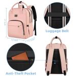 Nursing School Backpack, Waterproof College Book Bag for Women with Removable Organizer, 15.6 Inch Travel Lapatop Backpacks Medical Clinical Doctor Nurse Work Daypack for Girls, Gifts for Her, Pink from 