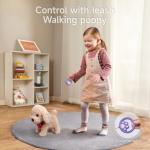 TUMAMA Remote Control Electronic Plush Puppy Dog Toy, Fun Interactive Toys,Walks,Barks,Shake Tail,Dress Up Realistic Stuffed Animal Dog, Gift for Girls Boys Age 3-6 Year Old by TUMAMA