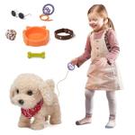 TUMAMA Remote Control Electronic Plush Puppy Dog Toy, Fun Interactive Toys,Walks,Barks,Shake Tail,Dress Up Realistic Stuffed Animal Dog, Gift for Girls Boys Age 3-6 Year Old by TUMAMA