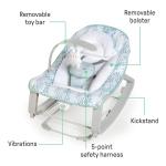 Ingenuity Keep Cozy 3-in-1 Grow with Me Vibrating Baby Bouncer Seat & Infant to Toddler Rocker - Spruce, Newborn and up by Kids2, Inc.