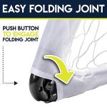 Franklin Sports Kids Mini Soccer Goal - Backyard Folding Net for Kids + Toddlers - Portable Steel Goal for Youth Soccer - 36" x 24" from Franklin Sports