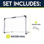 Franklin Sports Kids Mini Soccer Goal - Backyard Folding Net for Kids + Toddlers - Portable Steel Goal for Youth Soccer - 36" x 24" from Franklin Sports