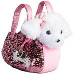 Little Jupiter Plush Dog Pet Carrier Set with Purse with Reversible Sequins & Charm - Labradoodle Stuffed Animal Puppy for Girls - Stuffy - Toy for Kids Ages 3-4 - 5-6 â 7 - Valentine Stuffed Animals from Little Jupiter