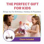 Little Jupiter Plush Dog Pet Carrier Set with Purse with Reversible Sequins & Charm - Labradoodle Stuffed Animal Puppy for Girls - Stuffy - Toy for Kids Ages 3-4 - 5-6 â 7 - Valentine Stuffed Animals from Little Jupiter