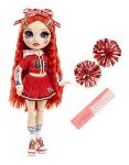 Rainbow High Cheer Ruby Anderson â Red Cheerleader Fashion Doll with 2 Pom Poms and Doll Accessories, Great Gift for Kids 6-12 Years Old from Rainbow High