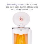 Munchkin Step Diaper Pail Powered by Arm & Hammer, Includes (1) Bonus Toss Disposable Diaper Pail by Munchkin