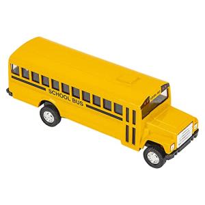 Rhode Island Novelty 5 Inch Die Cast School Bus with Pull-Back Action, 1 Per Order from Rhode Island Novelty