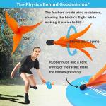 VIAHART Goodminton - The World's Easiest Racquet Game - an Indoor Outdoor Year-Round Fun Paddle Game Set for Boys, Girls, and People of All Ages from VIAHART