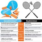 VIAHART Goodminton - The World's Easiest Racquet Game - an Indoor Outdoor Year-Round Fun Paddle Game Set for Boys, Girls, and People of All Ages from VIAHART