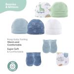 The Peanutshell Newborn Clothes & Accessories Set for Baby Boys - 23 Piece Layette Gift Set - Fits Newborn to 3 Months - Dinosaur by Farallon Brands