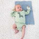 The Peanutshell Newborn Clothes & Accessories Set for Baby Boys - 23 Piece Layette Gift Set - Fits Newborn to 3 Months - Dinosaur by Farallon Brands