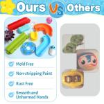 Fajiabao Bath Toys for Toddlers 3-4 Years Kids Ages 4-8 Bathtub Toys Building Track Slide Shower Water Game Birthday Gifts for 1-3 Years Old Boys Girls from Fajiabao
