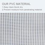 Bath Toy Organizer Multiple Ways to Hang, Extra Large Opening Bathroom Toy Holder, Bottom Zipper Bathtub Toy Storage Bag (Black) from Muchfun