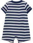 Simple Joys by Carter's Baby Boys' 3-Pack Rompers, Blue Stripe/Turquoise Dino/Grey Navy, 3-6 Months from Carter's Simple Joys - Private Label
