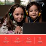 Bulk Headphones for Classroom, Pack of 24 Wired Head Phones for Kids. School Supplies for Teachers Elementary to College Students. School Headphones Pack. (Black) by Eduvy