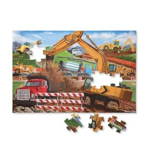 Melissa & Doug Building Site Jumbo Jigsaw Floor Puzzle (48 pcs, 2 x 3 feet long) from Melissa & Doug