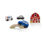 Melissa & Doug Deluxe Activity Road Rug Play Set with 49 Wooden Vehicles and Play Pieces by Melissa and Doug