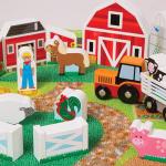 Melissa & Doug Deluxe Activity Road Rug Play Set with 49 Wooden Vehicles and Play Pieces by Melissa and Doug
