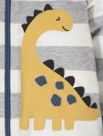 Gerber Baby Boys' 4 Pack Sleep 'N Play Footie, Dinosaur Blue, 0-3 Months from Gerber