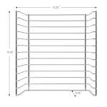 Melissa & Doug Multi-Fit Metal Wire Puzzle Rack 12 inches wide and 0.75 inches deep from Melissa & Doug