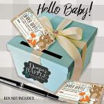 Diaper Raffle Tickets - Botanical - Set of 50 Double-Sided Raffle Cards - Blank Baby Shower Stationery - Fun and Colorful Baby Shower Supplies for Under $15! from Lone Star Art