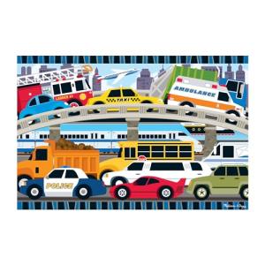 Melissa & Doug Traffic Jam Jumbo Jigsaw Floor Puzzle (24 pcs, 2 x 3 feet long) from Melissa & Doug