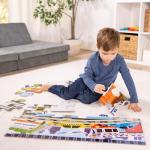 Melissa & Doug Traffic Jam Jumbo Jigsaw Floor Puzzle (24 pcs, 2 x 3 feet long) from Melissa & Doug