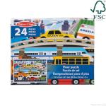 Melissa & Doug Traffic Jam Jumbo Jigsaw Floor Puzzle (24 pcs, 2 x 3 feet long) from Melissa & Doug