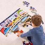 Melissa & Doug Traffic Jam Jumbo Jigsaw Floor Puzzle (24 pcs, 2 x 3 feet long) from Melissa & Doug