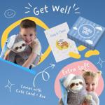 The Thoughtful Sloth Plush Stuffed Animal, Sick Care Package, Feel Better, Soft and Cuddly Snuggle Toys, Get Well Soon Gift Box for Boys, Girls, Kids, Women, Men, Teens, Friend Encouragement, 16" from Warren Distribution Co.