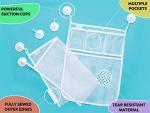 2 x Mesh Bath Toy Organizer + 6 Ultra Strong Hooks â The Perfect Bathtub Toy Holder & Bathroom or Shower Caddy â These Multi-use Net Bags Make Baby Bath Toy Storage Easy â For Kids & Toddlers by Comfylife