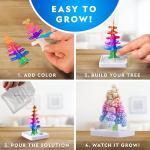 NATIONAL GEOGRAPHIC Craft Kits for Kids - Crystal Growing Kit, Grow 6 Crystal Trees in Just 6 Hours, Educational Craft Kit with Art Supplies, Geode Specimen & STEM Learning Guide, Arts & Crafts Kit by JMW Sales, Inc.