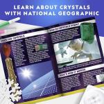 NATIONAL GEOGRAPHIC Craft Kits for Kids - Crystal Growing Kit, Grow 6 Crystal Trees in Just 6 Hours, Educational Craft Kit with Art Supplies, Geode Specimen & STEM Learning Guide, Arts & Crafts Kit by JMW Sales, Inc.