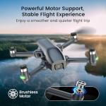 Holy Stone HS710 Drones with Camera for Adults 4K, GPS FPV Foldable 5G Quadcopter for Beginners with Optical Flow Positioning, Auto Return Home, Follow Me, Brushless Motor, 50 Mins Long Flight Time by Holy Stone