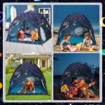 Space World Play Tent-Kids Galaxy Dome Tent Playhouse for Boys and Girls Imaginative Play-Astronaut Space for Kids Indoor and Outdoor Fun, Perfect Kidâs Gift- 47" x 47" x 43" by alprang-us