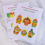 Winlyn 24 Sets Thanksgiving Owl Ornaments Decorations Art Sets DIY Thanksgiving Craft Kits Fall Crafts Pumpkin Sunflower Turkey Foam Stickers Arts and Crafts Googly Eyes for Kids Classroom Activities from Winlyn