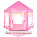 Senodeer Princess Tent with Rug, Star Lights, Starry Projector Night Light for Girls, Pink Play Tent for Kids, Girls Toys Set for Indoor and Outdoor Games, Princess Castle Playhouse by SHENZHEN QIANHAI IYOGO TECHNOLOGY CO., LTD