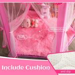 Senodeer Princess Tent with Rug, Star Lights, Starry Projector Night Light for Girls, Pink Play Tent for Kids, Girls Toys Set for Indoor and Outdoor Games, Princess Castle Playhouse by SHENZHEN QIANHAI IYOGO TECHNOLOGY CO., LTD