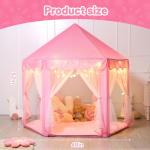 Senodeer Princess Tent with Rug, Star Lights, Starry Projector Night Light for Girls, Pink Play Tent for Kids, Girls Toys Set for Indoor and Outdoor Games, Princess Castle Playhouse by SHENZHEN QIANHAI IYOGO TECHNOLOGY CO., LTD