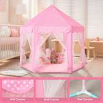 Senodeer Princess Tent with Rug, Star Lights, Starry Projector Night Light for Girls, Pink Play Tent for Kids, Girls Toys Set for Indoor and Outdoor Games, Princess Castle Playhouse by SHENZHEN QIANHAI IYOGO TECHNOLOGY CO., LTD