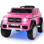 Fitnessclub 12V Kids Ride On Car Licensed Mercedes-Benz G650 Electric Cars Motorized Vehicles w/2.4 GHz Bluetooth, Parent Control, LED Lights, MP3 Player, PU Leather Seat, Pink from Fitnessclub
