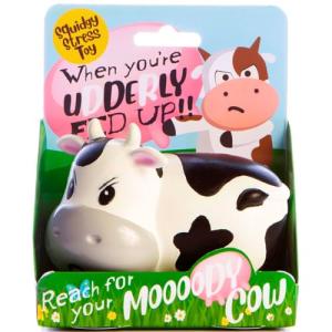 Boxer Gifts Moody Cow Stress Relief Toy | Helps with Anxiety | Novelty Desk Accessory | Funny Birthday Christmas Secret Santa Stocking Filler Gift for Her, by Boxer Gifts