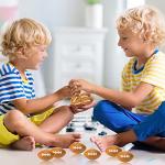 MOMOONNON 24 Counts Kids Toy Football Stress Ball, Mini Foam Squeeze Sports Ball Toys Kids Fun Party Favors Anxiety Relief from MOMOONNON