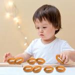 MOMOONNON 24 Counts Kids Toy Football Stress Ball, Mini Foam Squeeze Sports Ball Toys Kids Fun Party Favors Anxiety Relief from MOMOONNON